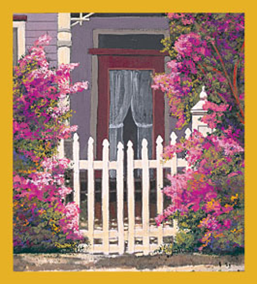 SKU : 06105 - Flowered Gate - Magnetic Bookmark