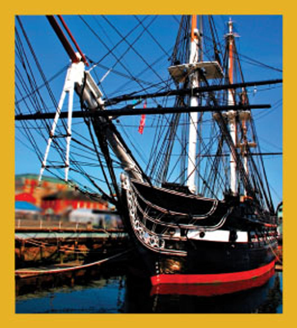 SKU : 06630 - U.S.S. Constitution at Anchor - Magnetic Bookmark