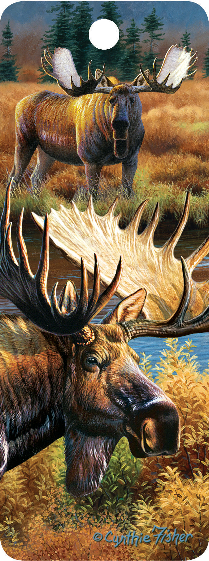 SKU : 16196 - Moose - 3D Bookmark