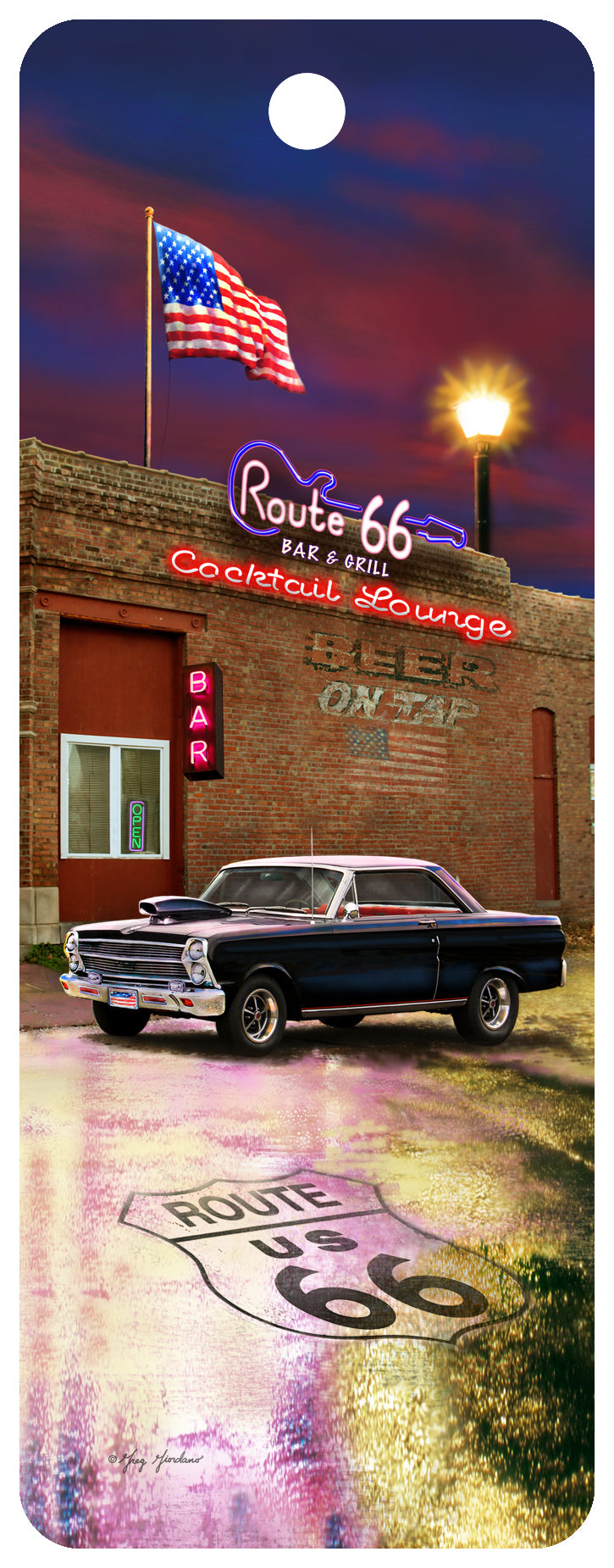 SKU : 16322 - Bar & Grill Cars - 3D Bookmark