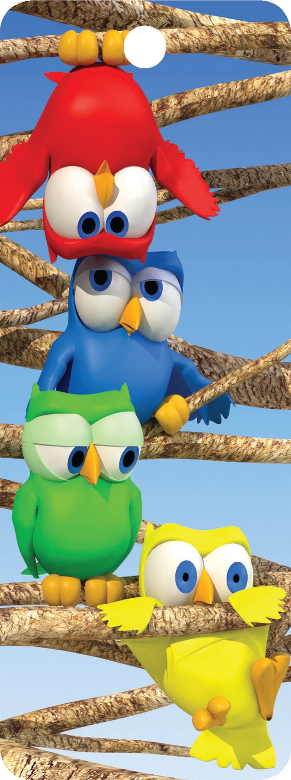 SKU : 16865 - Owls - 3D Bookmark
