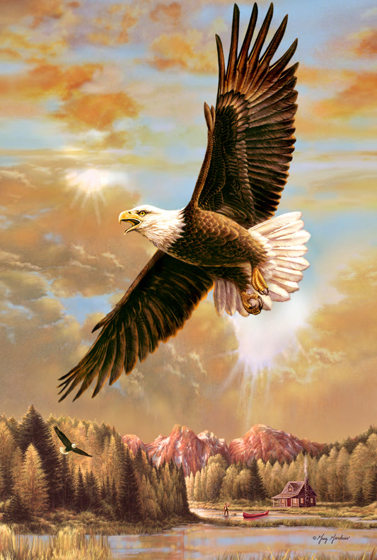 SKU : 20320 - Eagle - 3D Postcard