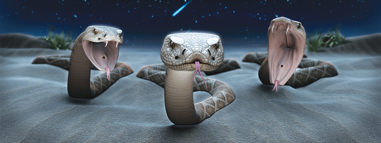 SKU : 869 - Snakes - Motion Bookmark/ 6" Ruler