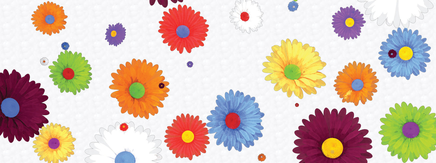 SKU : 870 - Flowers - Motion Bookmark/ 6" Ruler