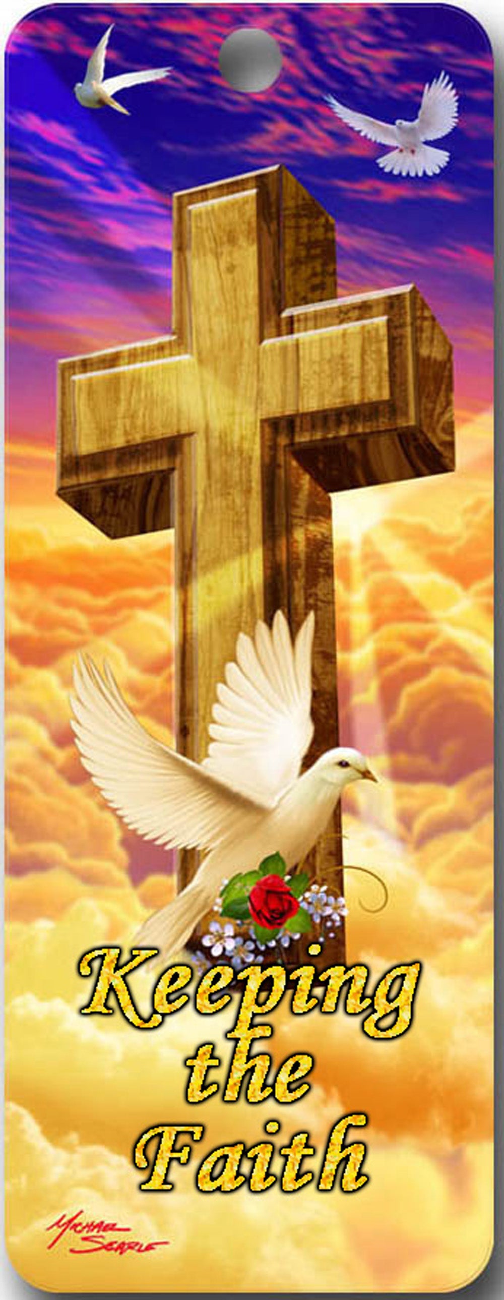 SKU : RTD16518K - Keeping the Faith - 3D Bookmark