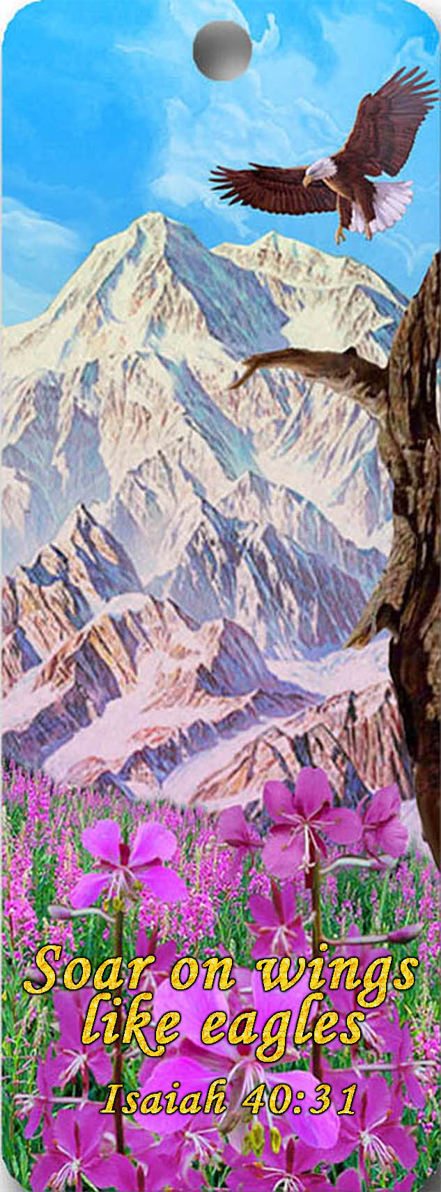SKU : RTD16520S - Soar on Wings - 3D Bookmark