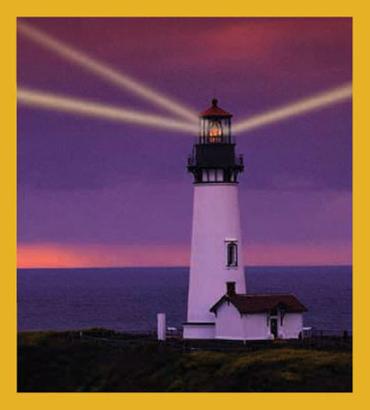 SKU : 00091 - Lighthouse Sunset - Magnetic Bookmark