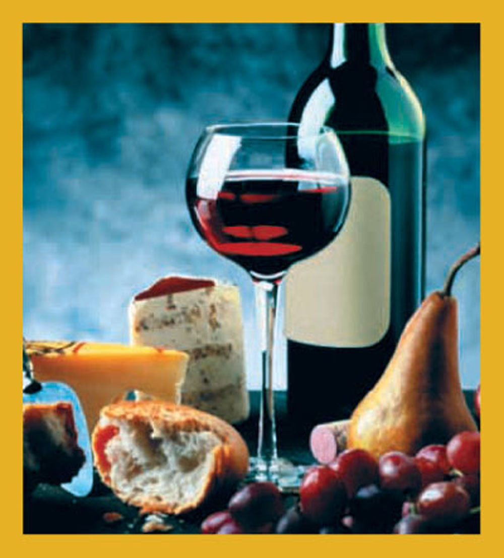 SKU : 00161 - Wine Still Life - Magnetic Bookmark