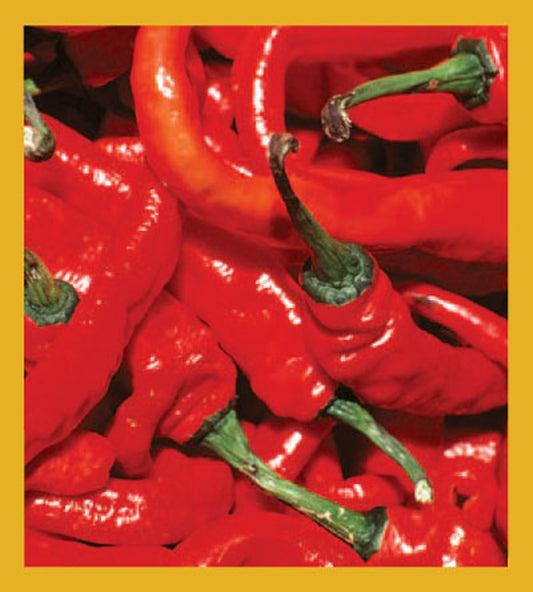 SKU : 00170 - Hot Red Peppers - Magnetic Bookmark