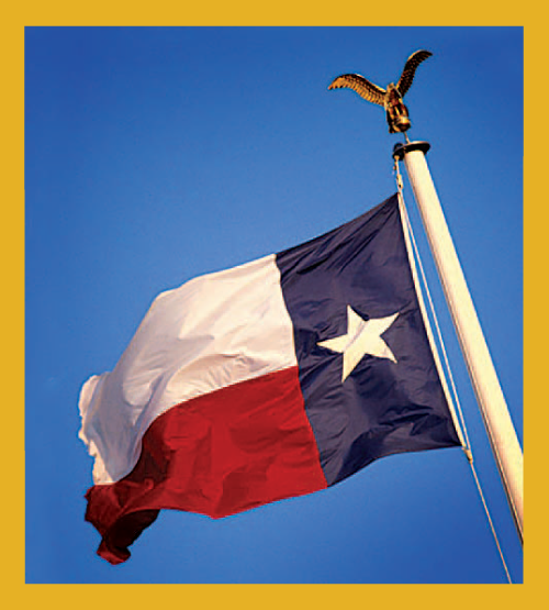 SKU : 01289 - Texas Flag - Magnetic Bookmark
