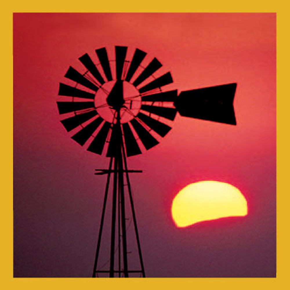 SKU : 01402 - Windmill at Sunset - Magnetic Bookmark