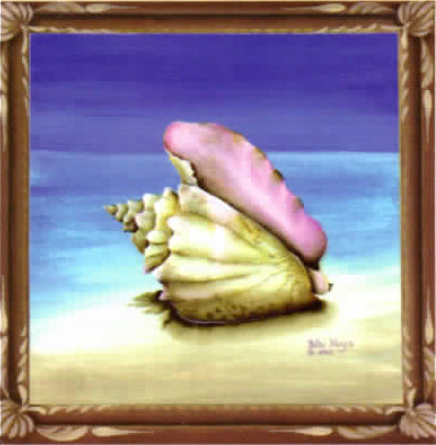 SKU : 02023 - Conch Shell - Magnetic Bookmark