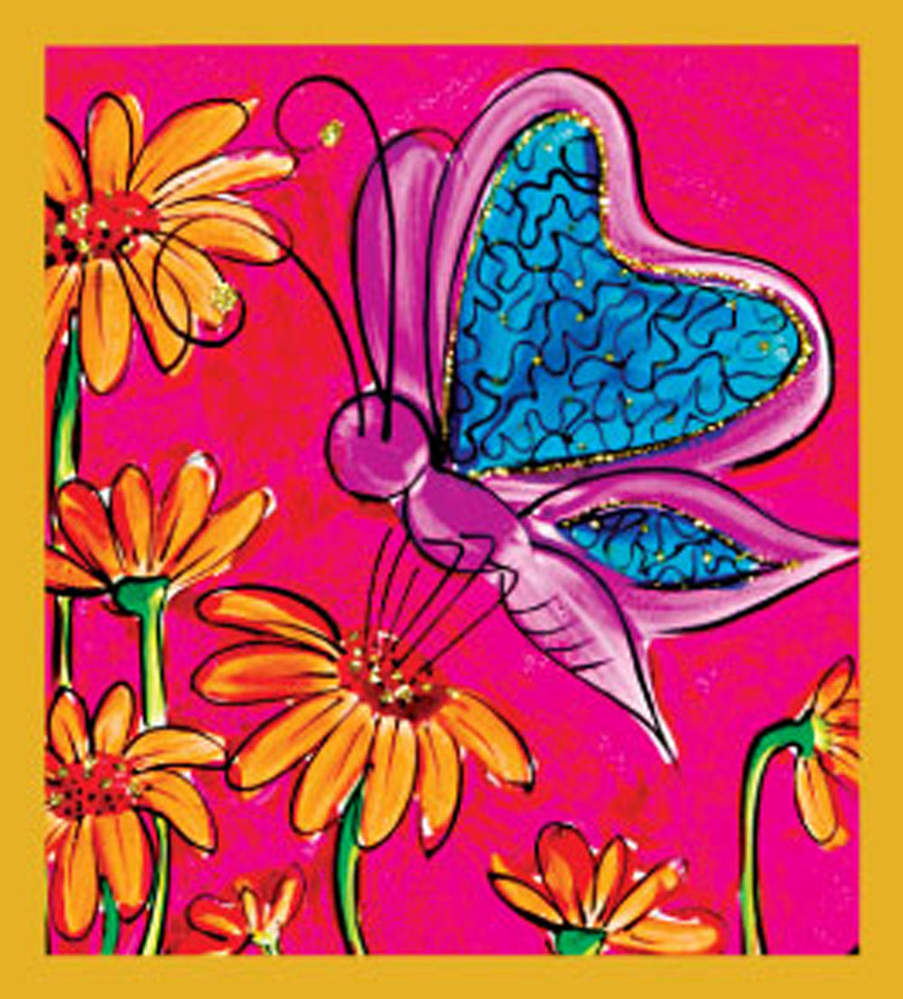 SKU : 06308 - Butterfly Pink - Magnetic Bookmark