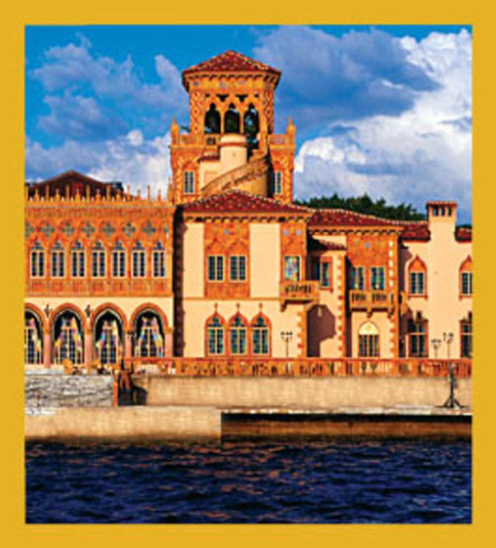SKU : 06442 - Ringling Mansion (View from the Bay) - Magnetic Bookmark