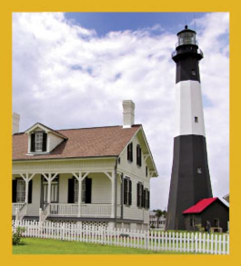 SKU : 06444 - Tybee Island Light, GA - Magnetic Bookmark