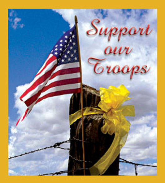 SKU : 06600 - Support Our Troops - Magnetic Bookmark