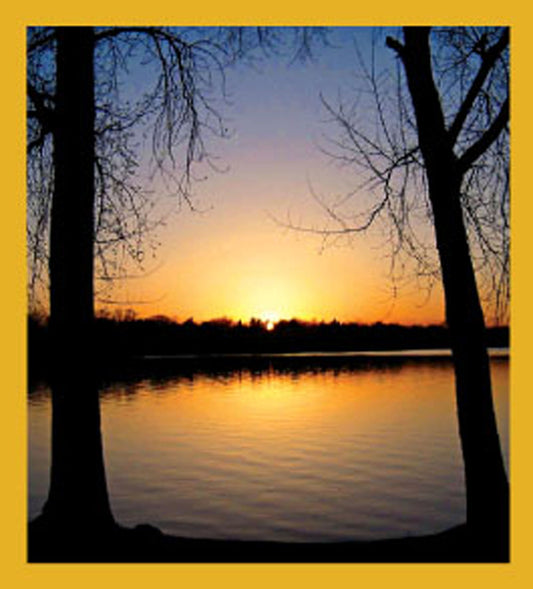 SKU : 06673 - Lake Sunset - Magnetic Bookmark