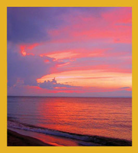 SKU : 06674 - Sunset at the Lake - Magnetic Bookmark