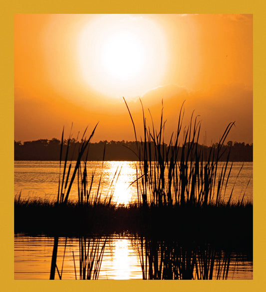 SKU : 06792 - Lake View Sunset - Magnetic Bookmark