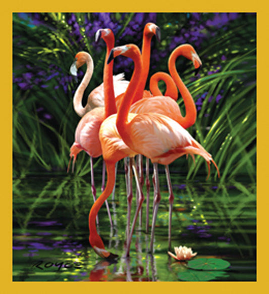 SKU : 07189 - Flamingos - Magnetic Bookmark