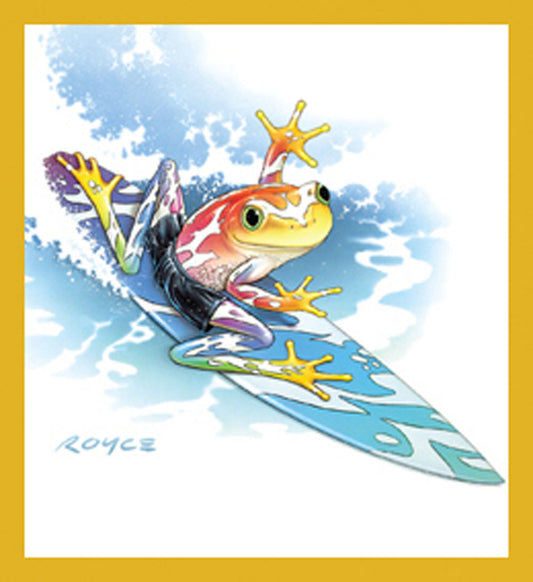 SKU : 07196 - Surf Frog - Magnetic Bookmark
