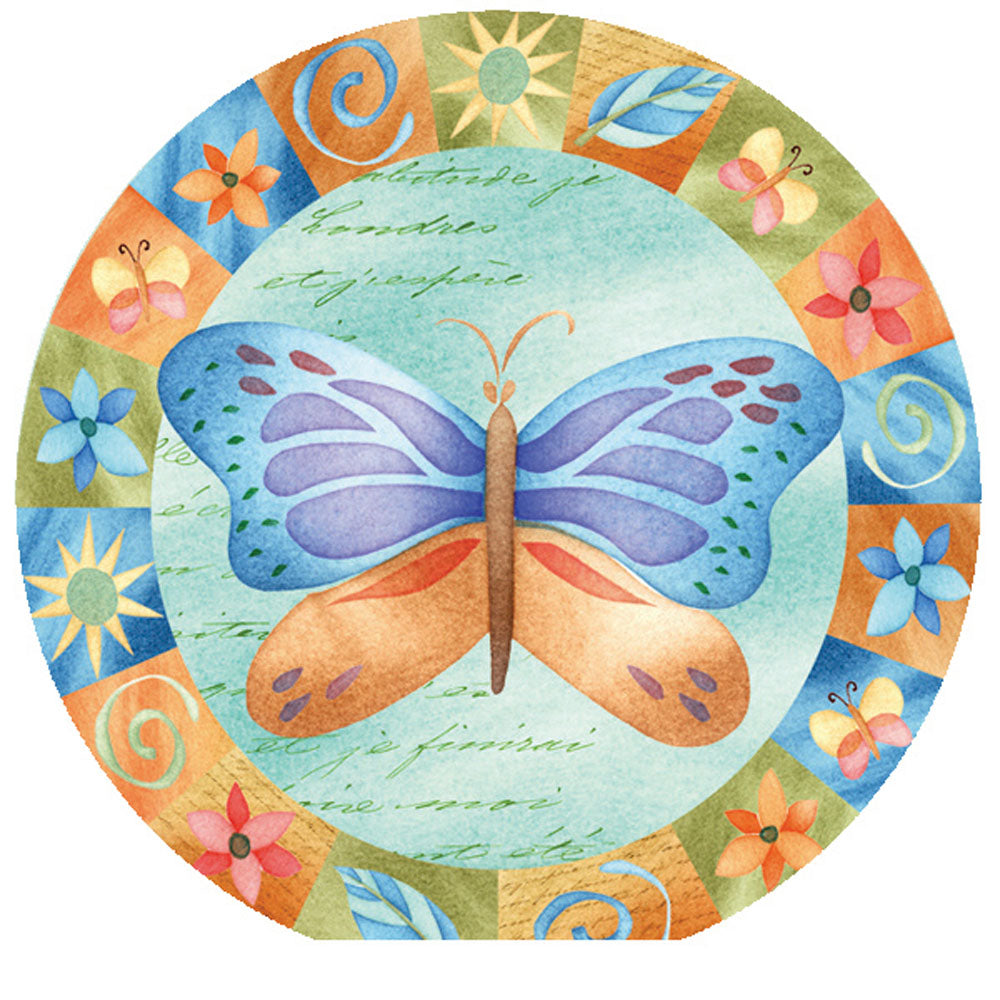 SKU : 07297 - Butterfly- Round Magnetic Bookmark