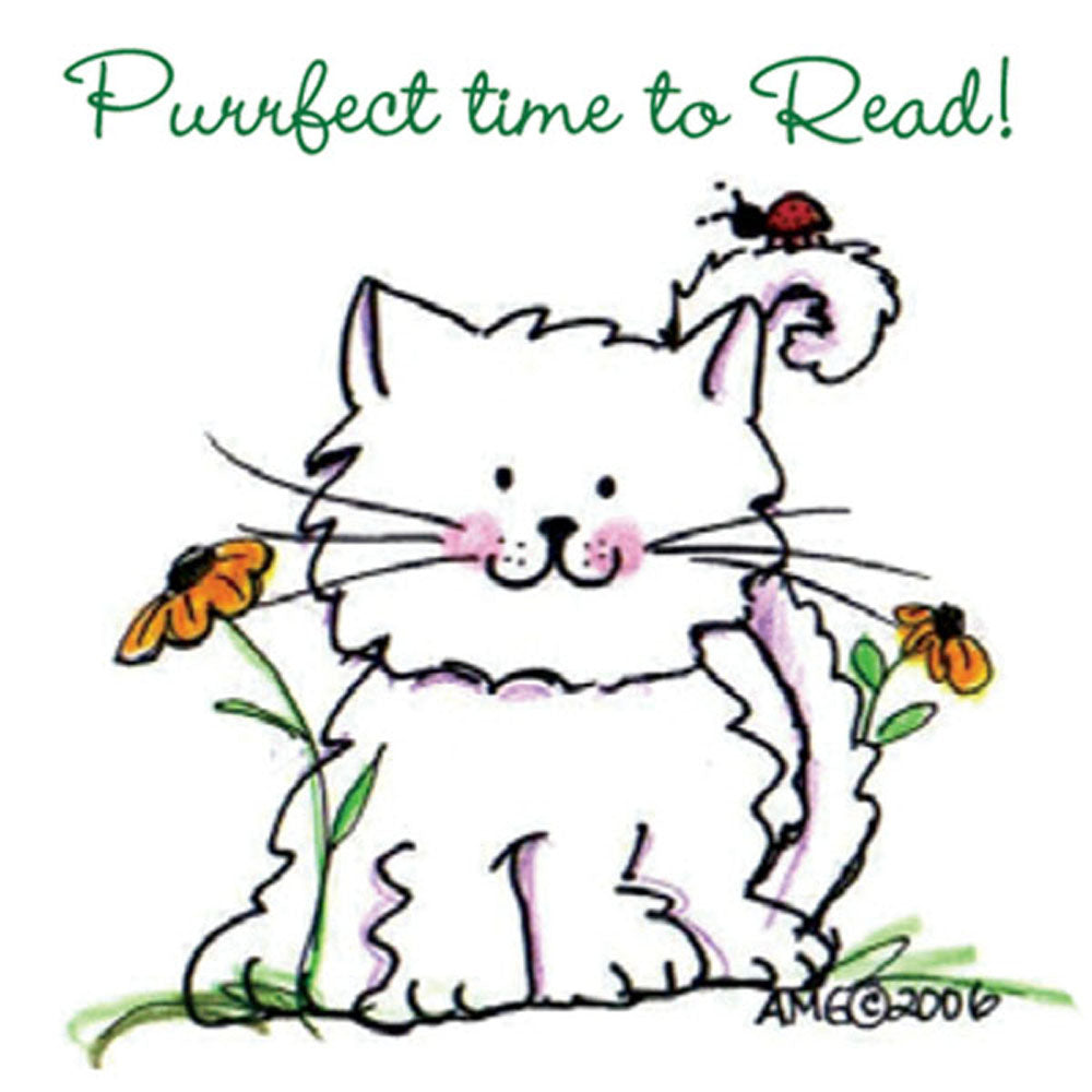 SKU : 07336 - Purrfect Time To Read! - Magnetic Bookmark