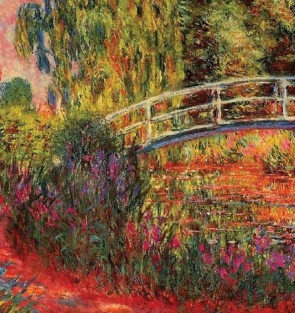 SKU : 07380 - Le Pont Japonais (Monet) - Magnetic Bookmark