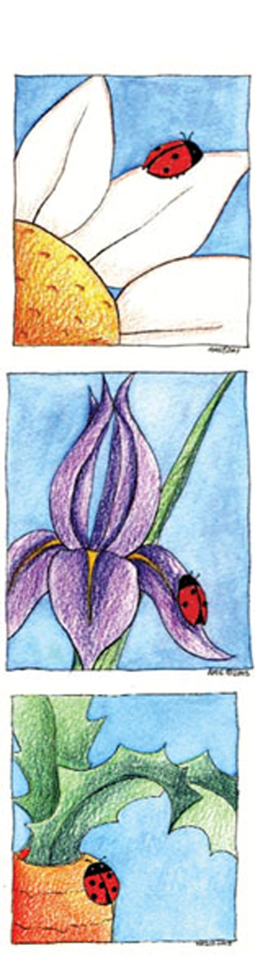SKU : 15150 - Ladybugs Trio - Tassel Bookmark