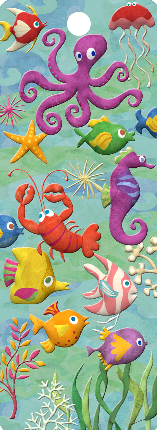SKU : 16165 - Sea Creatures - 3D Bookmark