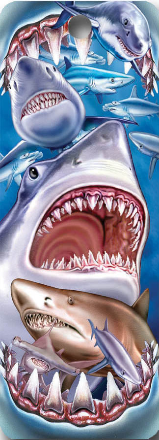 SKU : 16177 - Shark Attack - 3D Bookmark