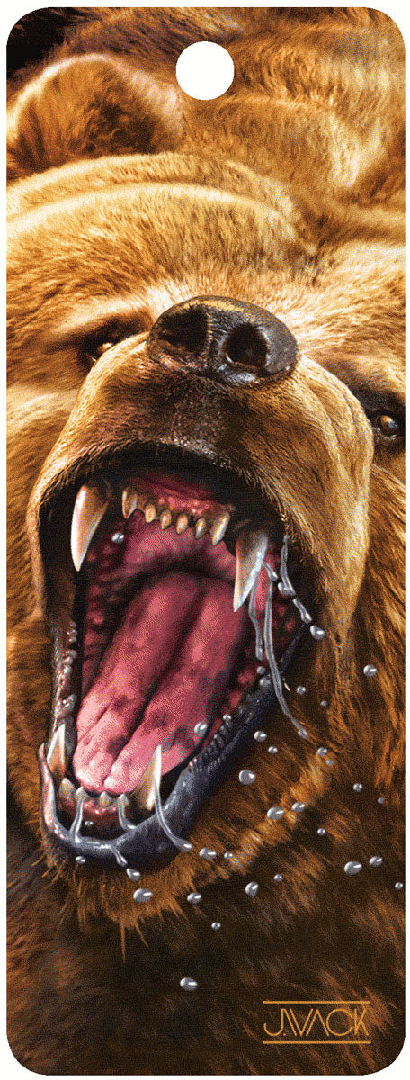 SKU : 16198 - Grizzly Growl - 3D Bookmark