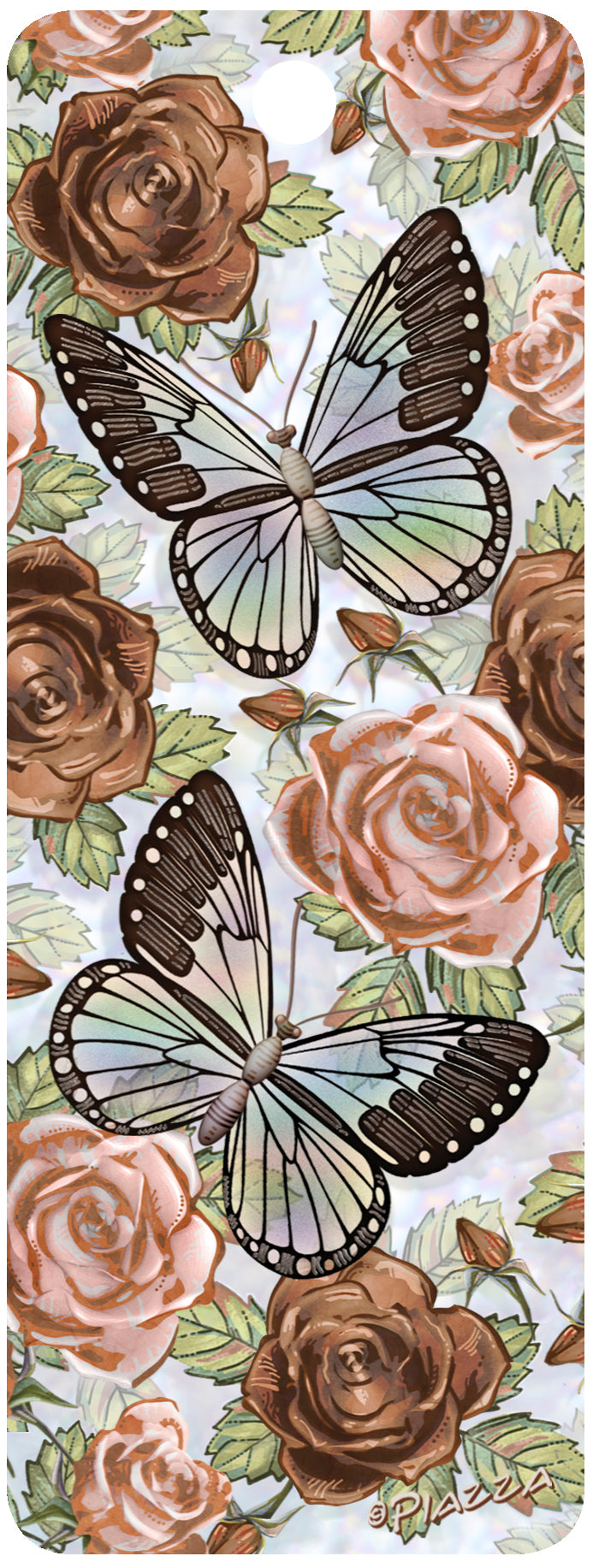 SKU : 16230 - Roses and Butterflies - 3D Bookmark