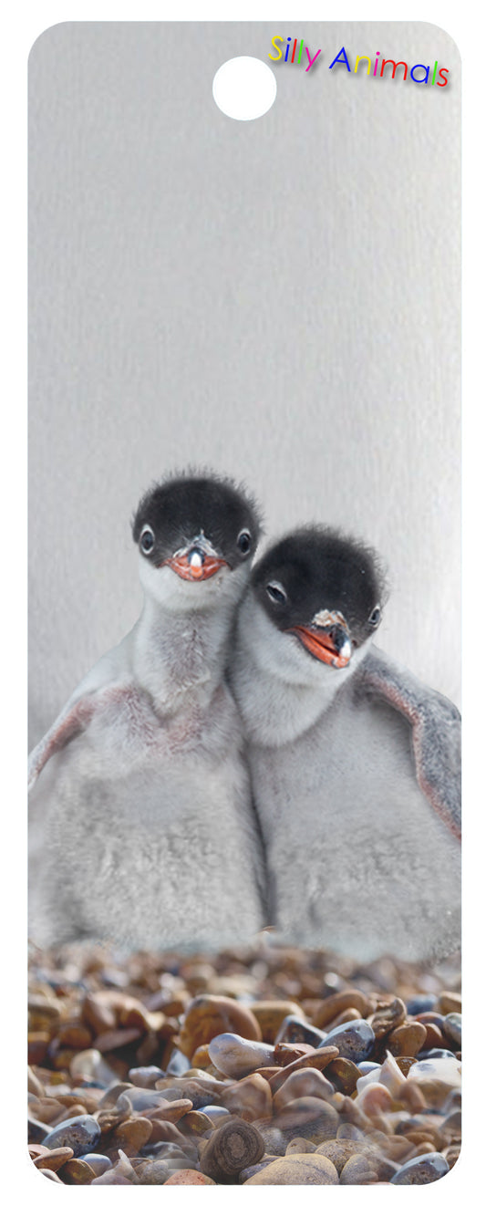 SKU : 16290 - Penguin Besties - 3D Bookmark