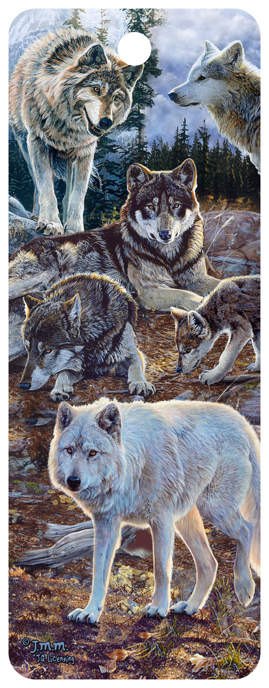 SKU : 16330 - Pack Of Wolves - 3D Bookmark