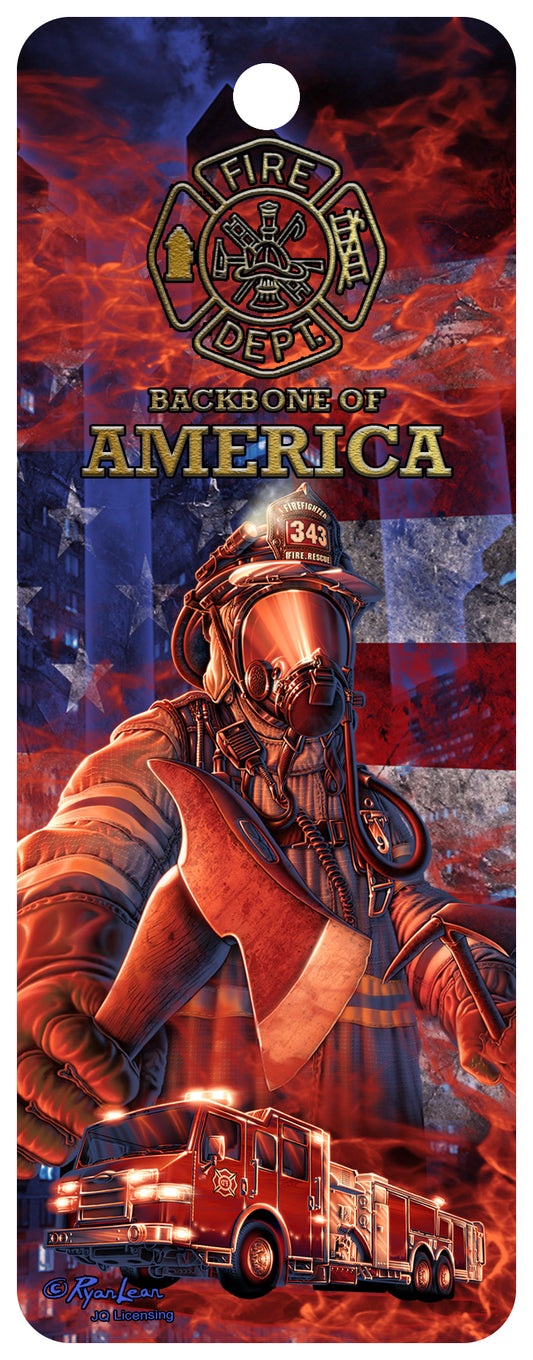 SKU : 16333 - Backbone of America - Fire - 3D Bookmark