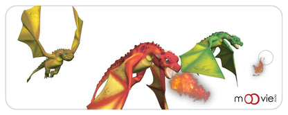 SKU : 16339 - Dragons - Clear Motion Bookmark