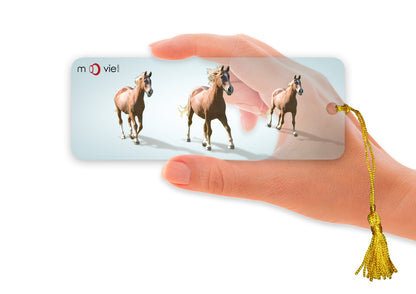 SKU : 16341 - Horses - Clear Motion Bookmark