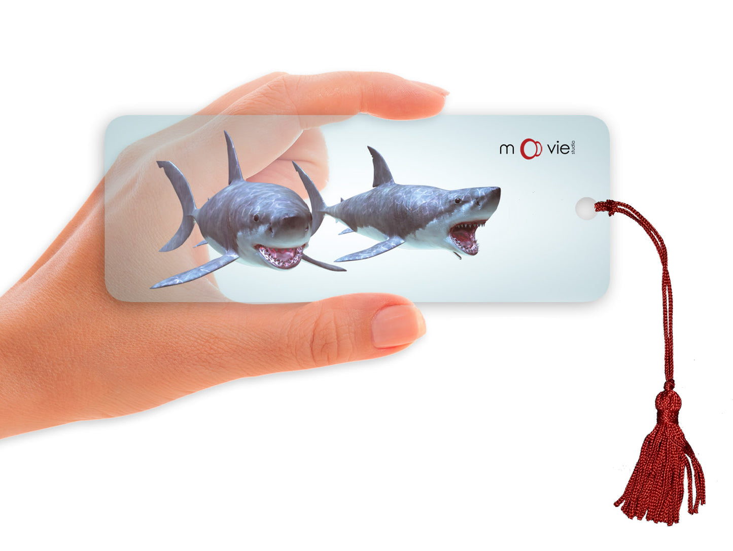 SKU : 16348 - Sharks- Clear Motion Bookmark
