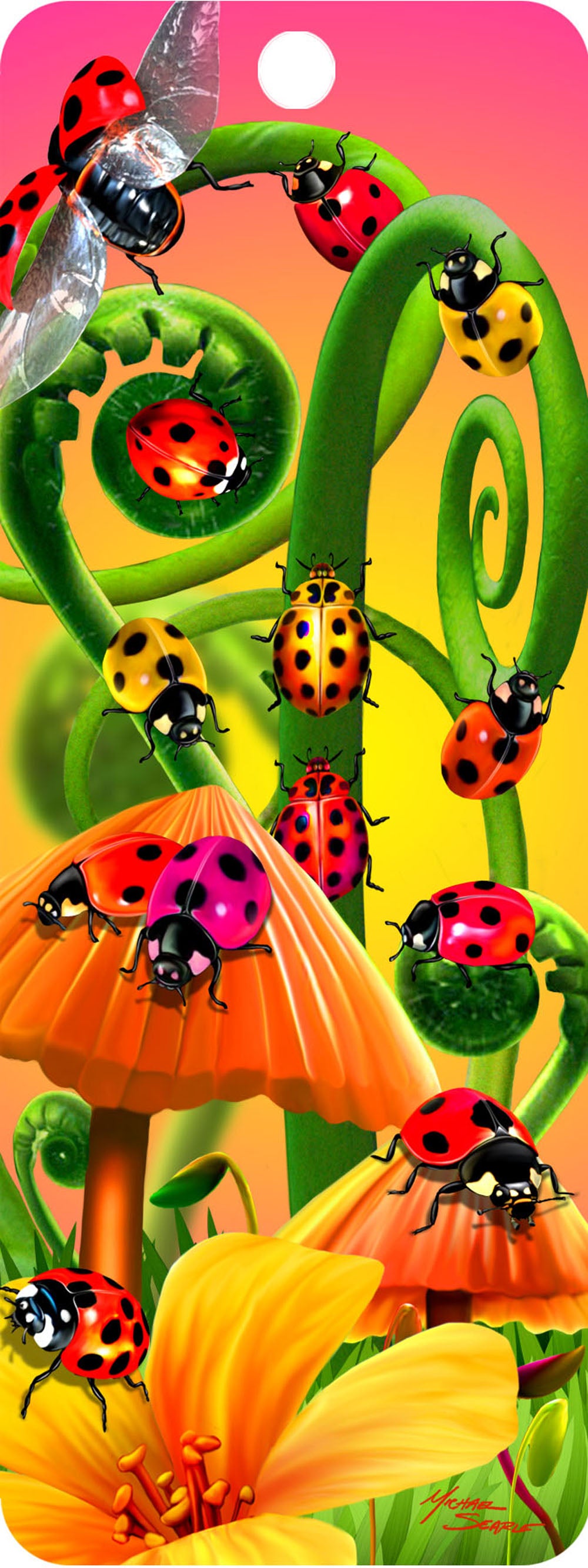 SKU : 16508 - Ladybugs - 3D Bookmark