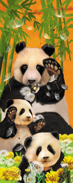 SKU : 16514 - Panda - 3D Bookmark