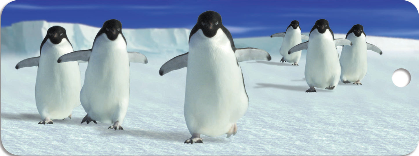 SKU : 16839 - Penguins Walking - Motion Bookmark