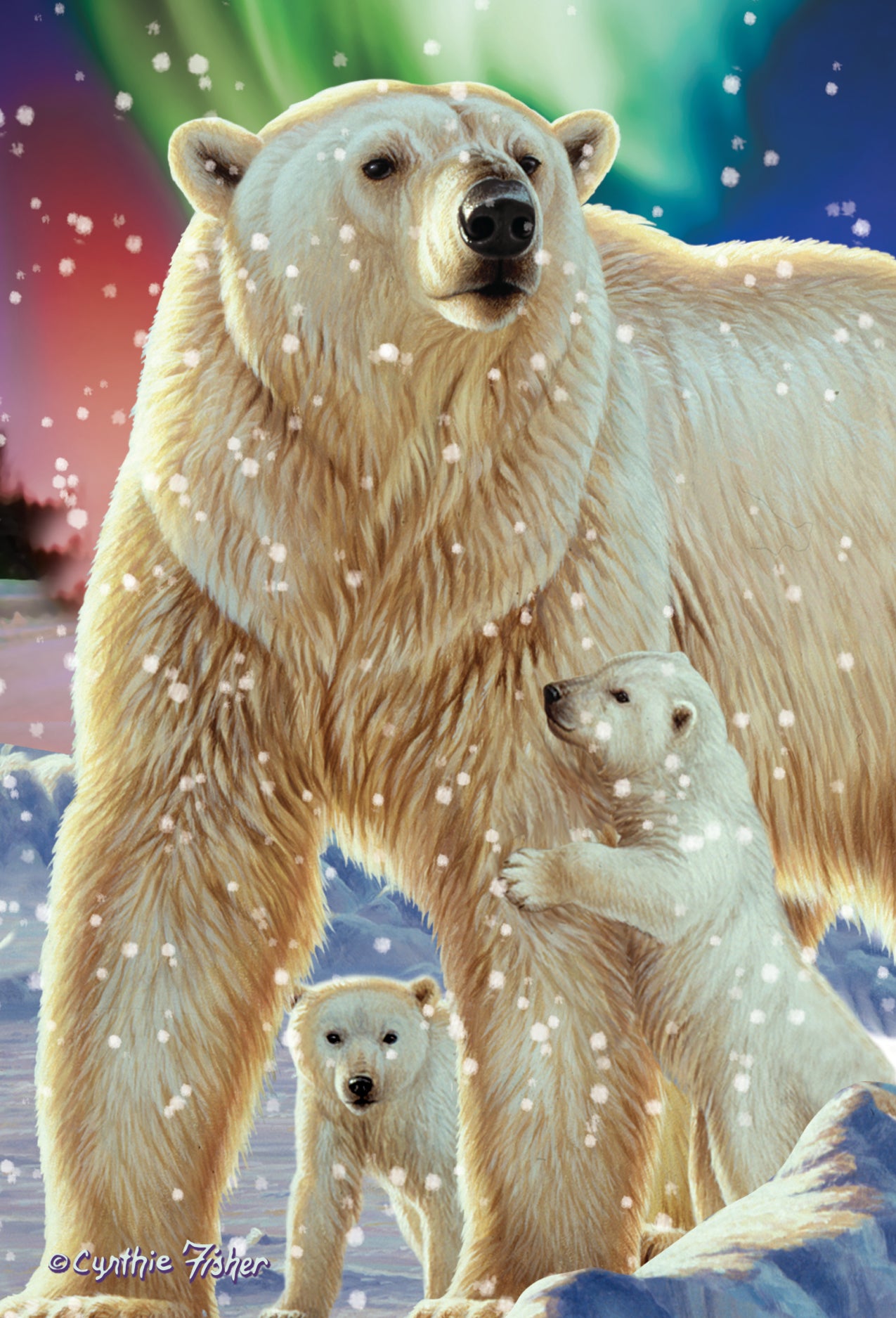 SKU : 20306 - Polar Bear - 3D Postcard