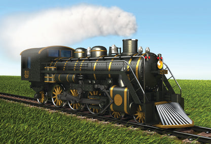 SKU : 20334 - Steam Train - Motion Postcard
