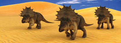 SKU : 804 - Triceratops - Motion Bookmark/ 6" Ruler