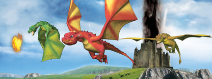 SKU : 850 - Dragons - Motion Bookmark/ 6" Ruler