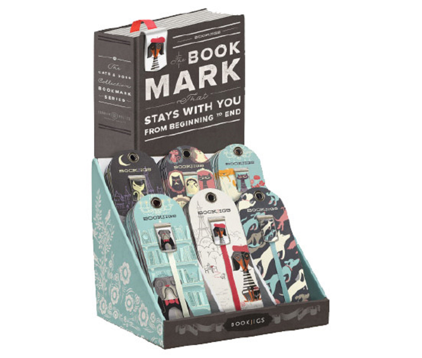 SKU : 9041 - Parisian Cats & Dogs - Bookjig Assortment