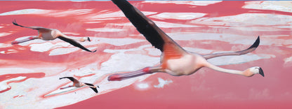 SKU : 942 - Flamingos - Motion Bookmark/ 6" Ruler