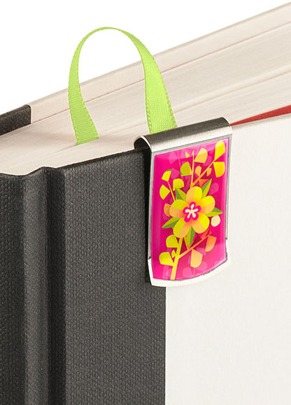 Paradise Flower Bookmark up close