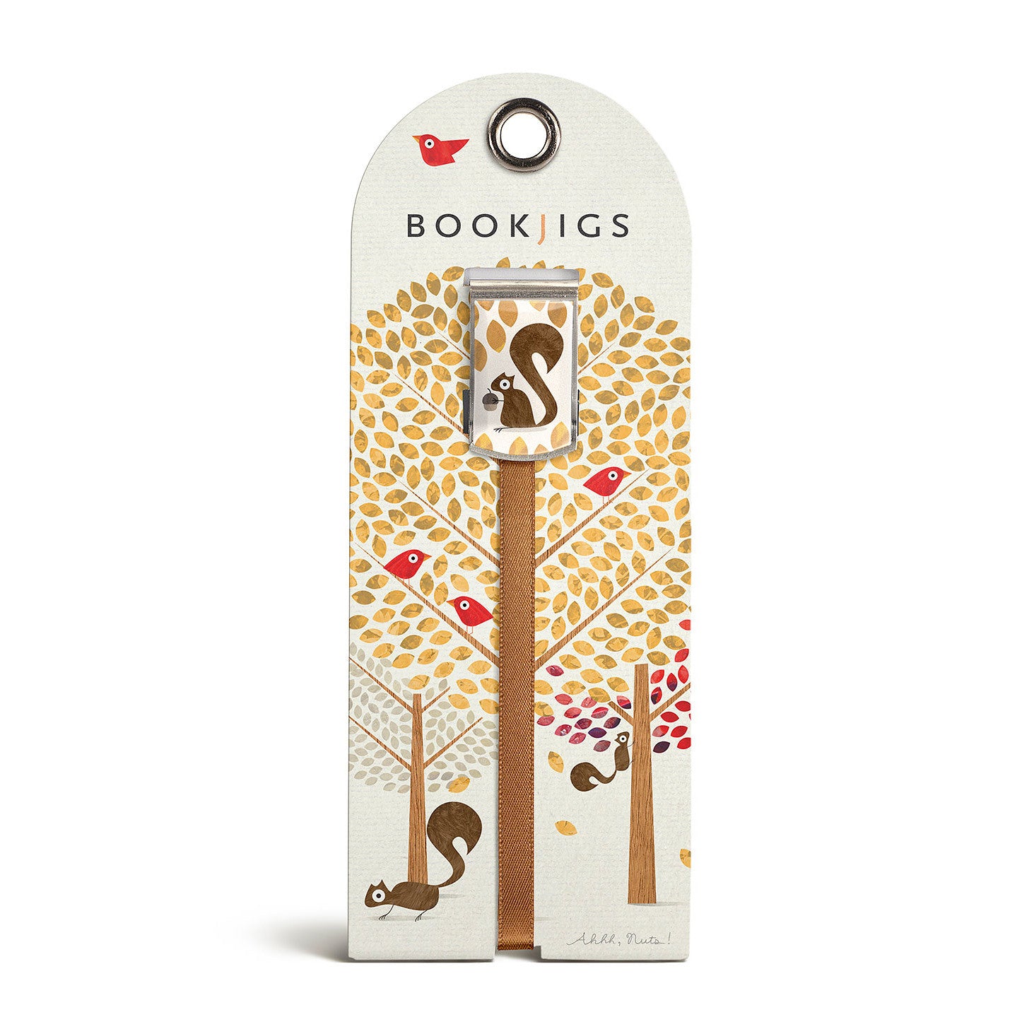 bookjigs bookmark squirrels ahhh nuts